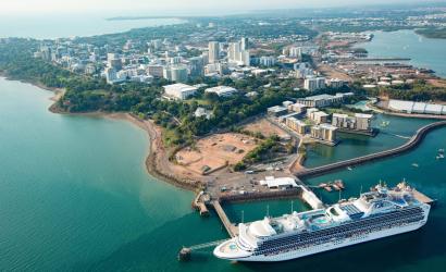Darwin city viewed from the air